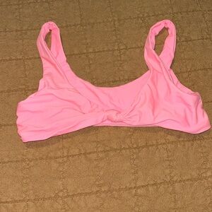 Blackbough Bubblegum Pink Twist Front Bikini Top - Worn ONCE!
